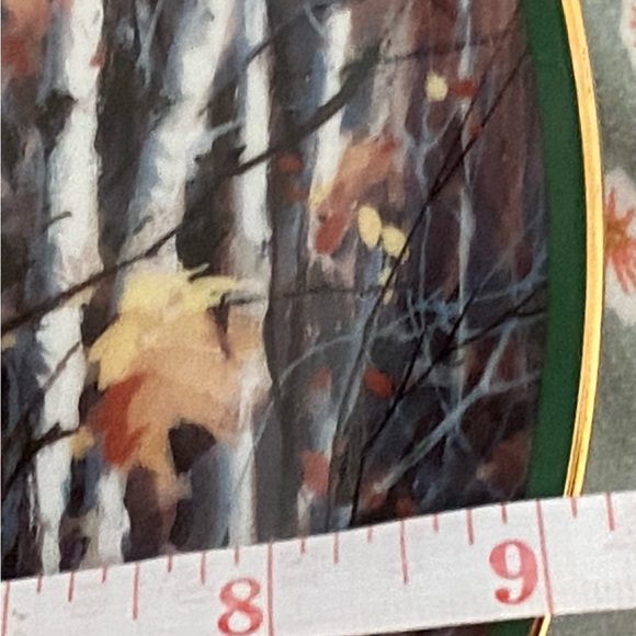 *SALE- PAIR of 9” numberedHamilton Collection Pheasant Plates, Beautiful! - Picture 6 of 7